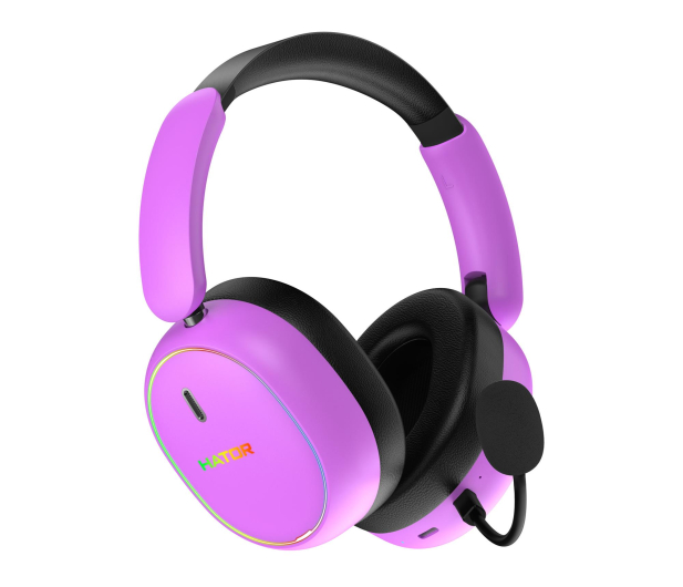 HATOR Phoenix 2 ANC Wireless (fioletowe) - 1335965 - zdjęcie 2